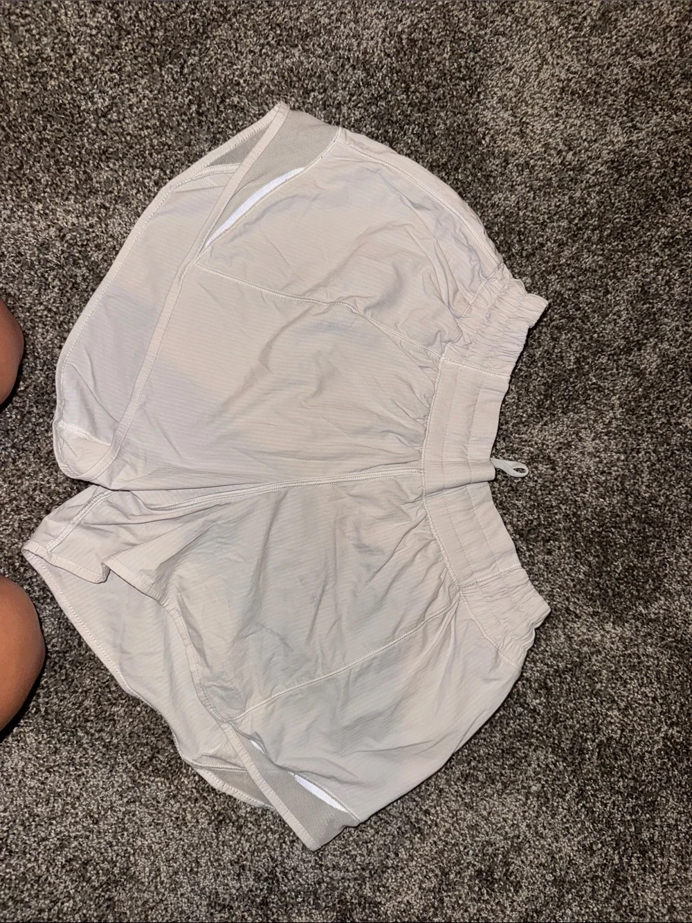 lululemon athletica white Athletic Shorts with Elastic Waist - Picture 2 of 3